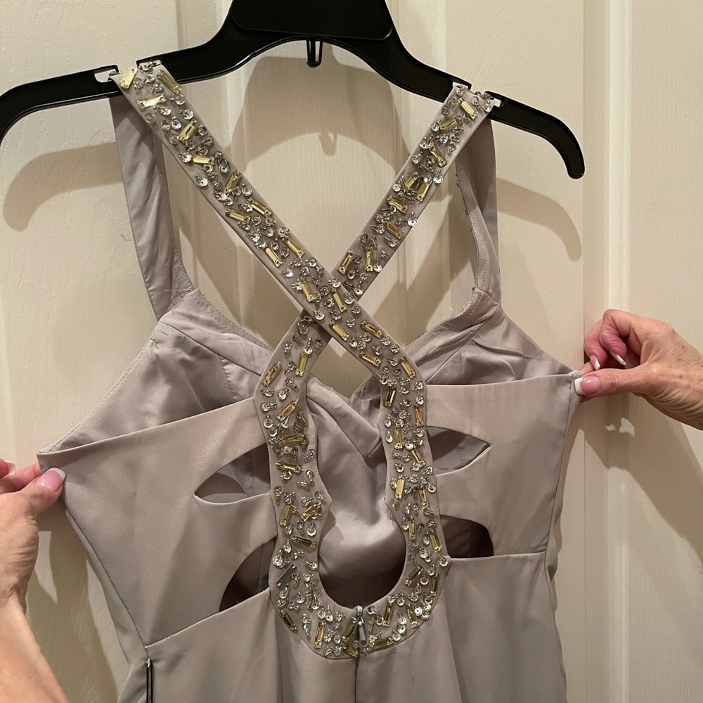 Gray summer dress